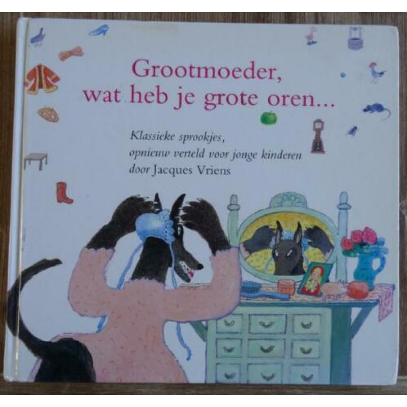 4 x Sprookjes Jacques Vriens - Sprookjes voor jonge kinderen