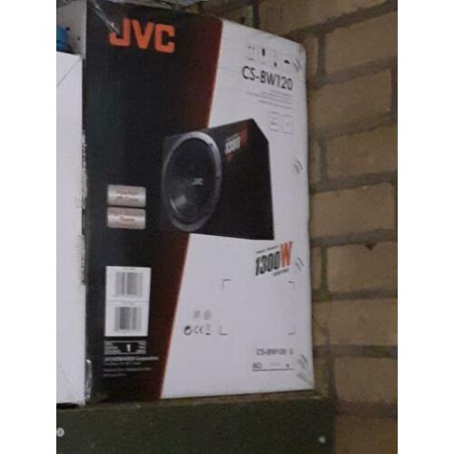 versterker jvc plus subwoofer