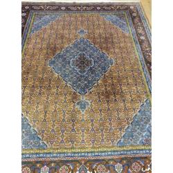 Vintage handgeknoopt perzisch tapijt Tabriz 250x193