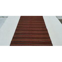 Vintage kelim kleed loper 261x138 cm vloerkleed tapijt kelim