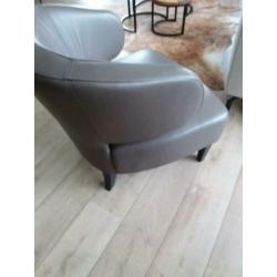 Leren fauteuiltjes