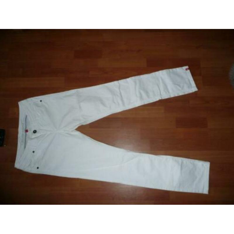Witte Esprit broek, Regular Slim, maat 38-34