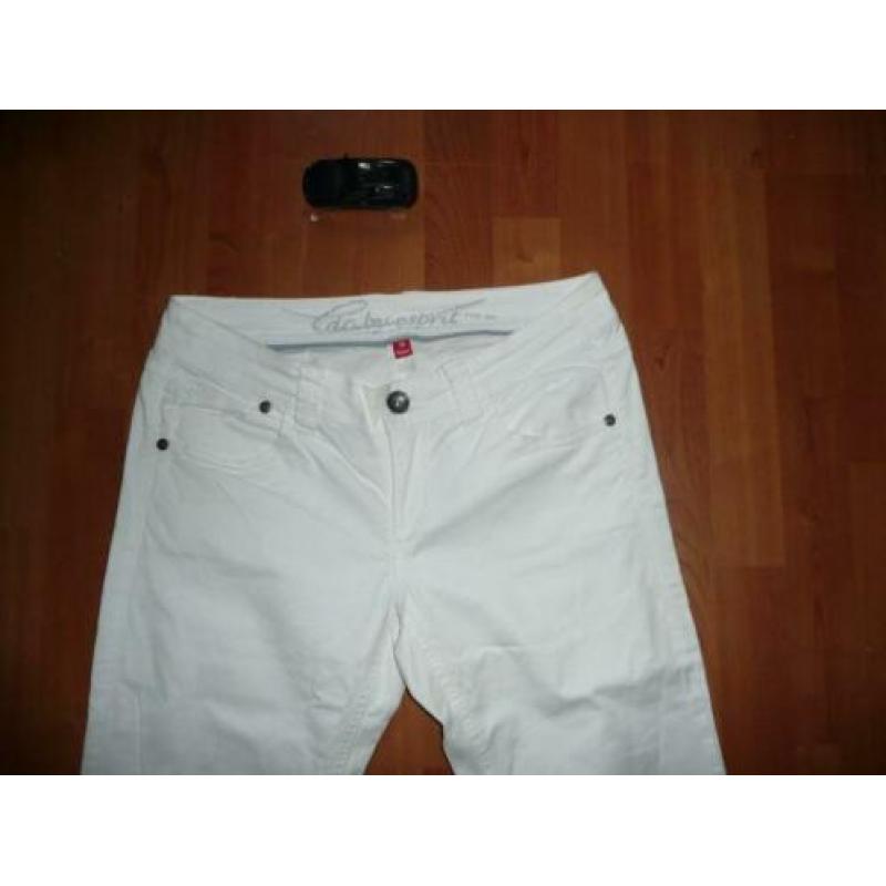 Witte Esprit broek, Regular Slim, maat 38-34