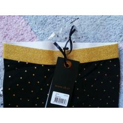 Z8 feest legging Fenna zwart/goud Limited mt 86/92 NIEUW