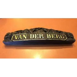 Balinees naambord ( Van der Berg)