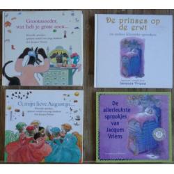 4 x Sprookjes Jacques Vriens - Sprookjes voor jonge kinderen