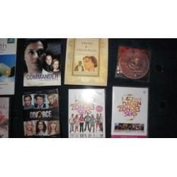 dvd tv + series boxen per stuk € 2,=