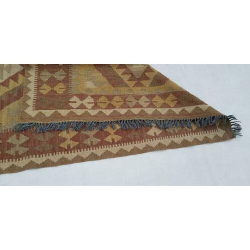 Vintage kelim kleed loper 209x107 cm vloerkleed tapijt kelim