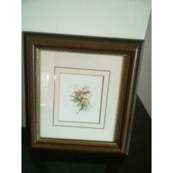 Oud schilderijtje, aquarel