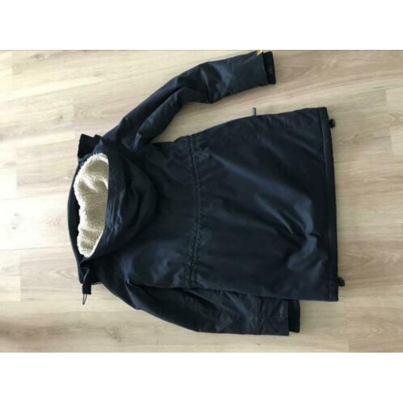 Superdry winter jas wind stopper teddy gevoerd S