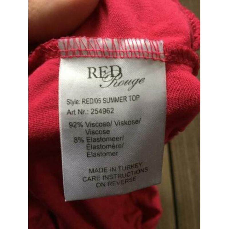 Gave roze strapless top van red range