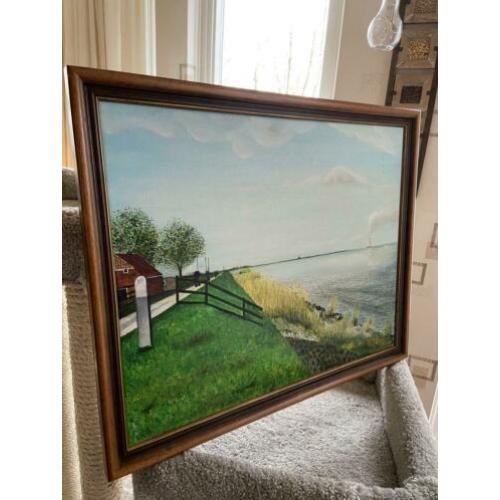 Dijkgezicht schilderij