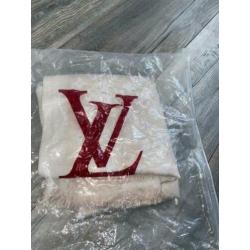 LV monogram sjaal shine beige