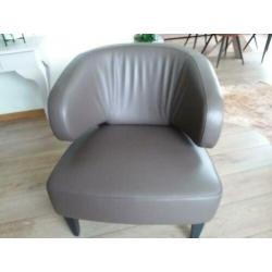 Leren fauteuiltjes