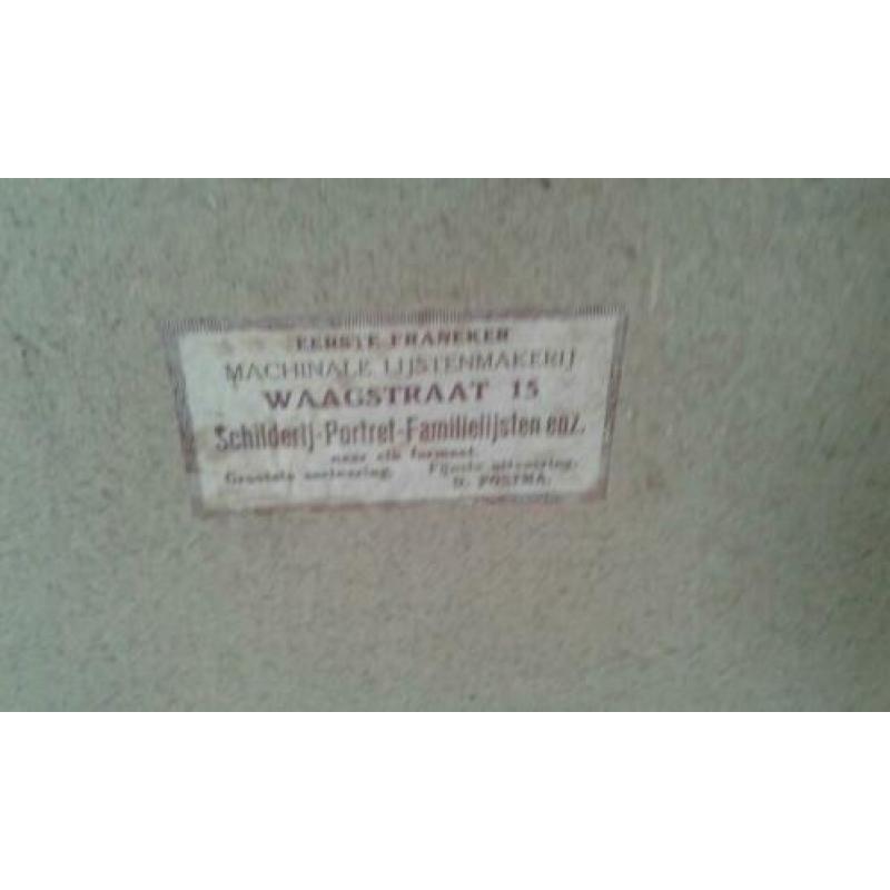 mooie gravure gekleurd