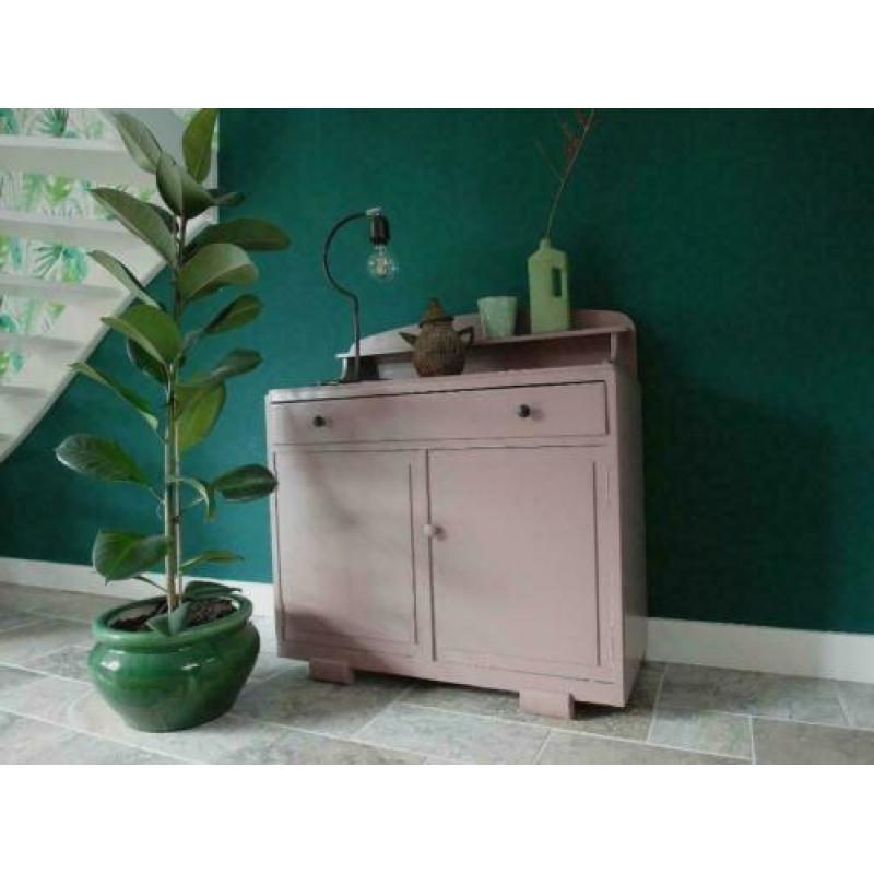 commode vintage jaren 50 60 taupe