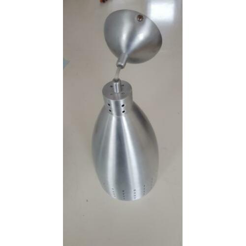 Industriële hanglamp aluminium merk massieve 100watt