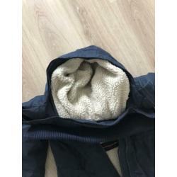 Superdry winter jas wind stopper teddy gevoerd S