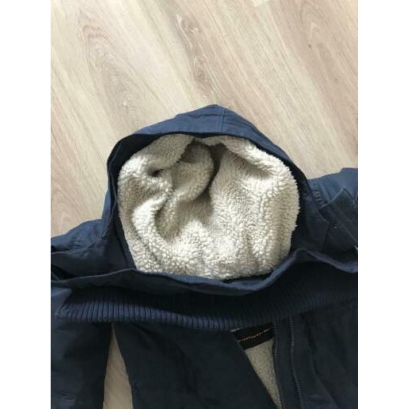 Superdry winter jas wind stopper teddy gevoerd S