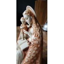 Zeer oude M j Hummel beeld Bloemen Madonna