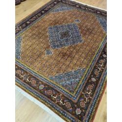 Vintage handgeknoopt perzisch tapijt Tabriz 250x193