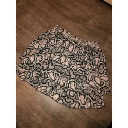Slangenprint rokje maat S