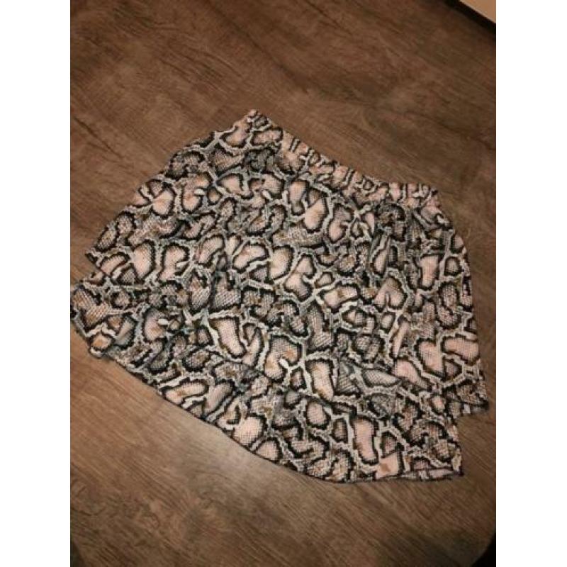 Slangenprint rokje maat S
