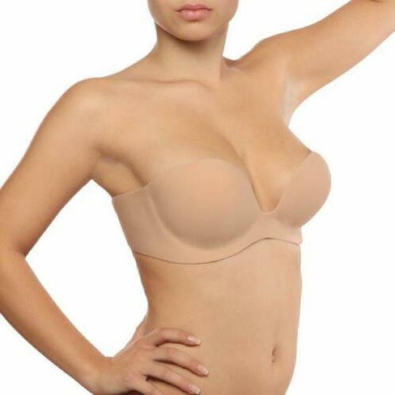 Partij lingerie beige plak BH's - zelfklevend