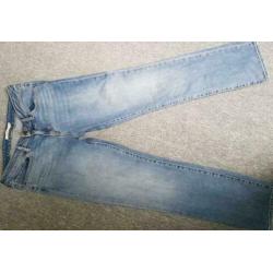 Levis 714 straigt 28 30 mooie lichte zomerse wassing