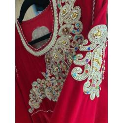 Kaftan, takshita, galajurk, feestjurk, jurk, gelegenheidsjur