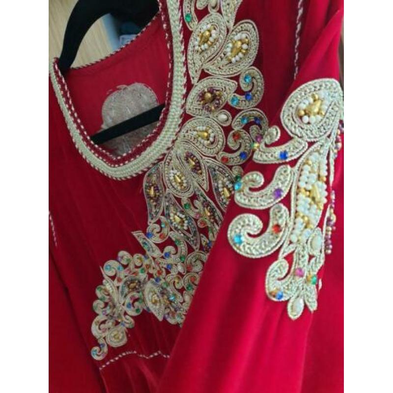 Kaftan, takshita, galajurk, feestjurk, jurk, gelegenheidsjur