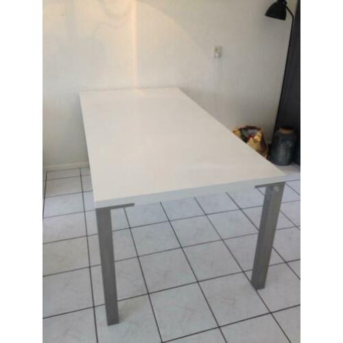 Eettafel 1.80 cm hoogglans wit