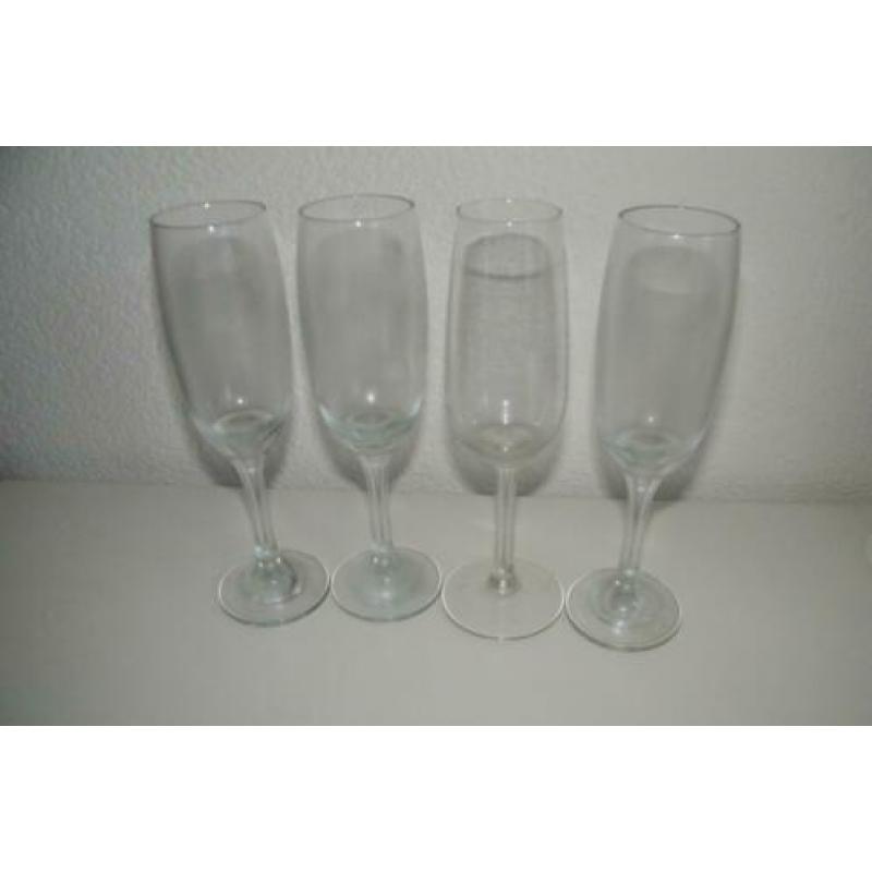 4 Champagneglazen