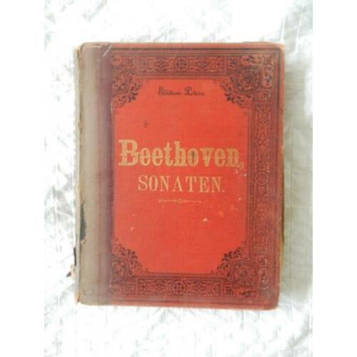 Te koop Beethoven sonates bladmuziek