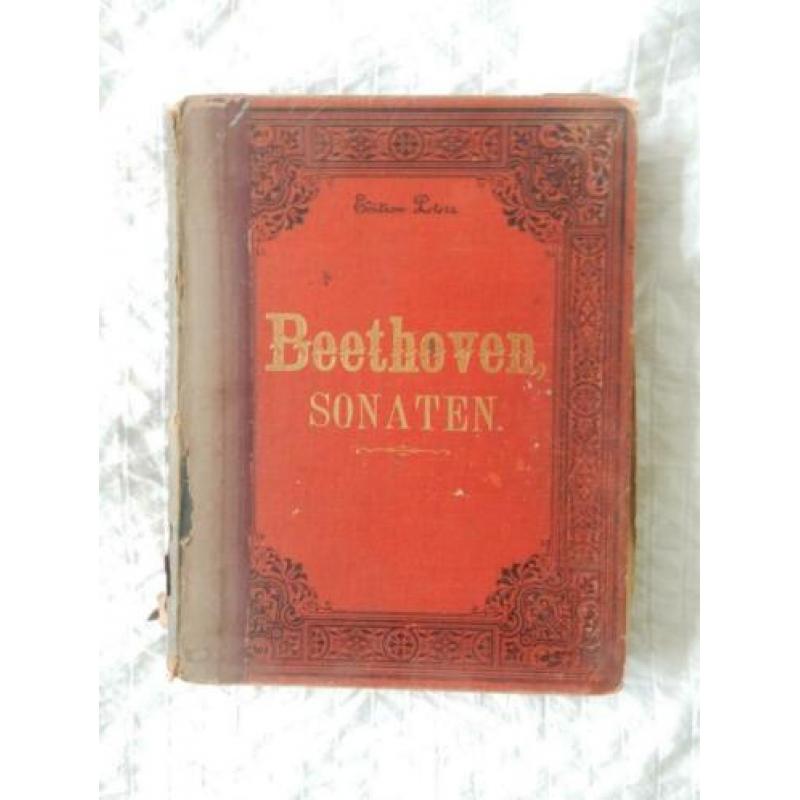 Te koop Beethoven sonates bladmuziek