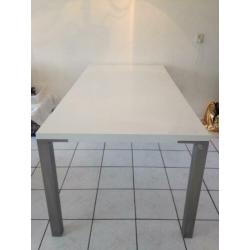 Eettafel 1.80 cm hoogglans wit