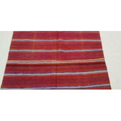 Vintage kelim kleed loper 331x125 cm vloerkleed tapijt kelim