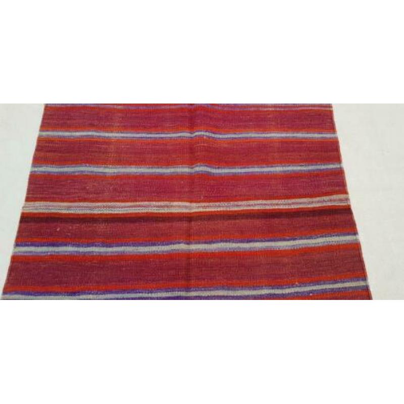 Vintage kelim kleed loper 331x125 cm vloerkleed tapijt kelim