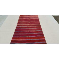 Vintage kelim kleed loper 331x125 cm vloerkleed tapijt kelim