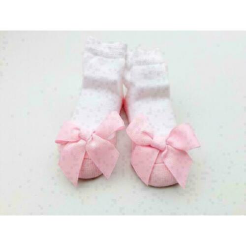 Mooie baby ballerina sokjes sokken schoentje met strikje