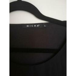 Te Koop: MICHA Shirt, donkergrijs mt XL. NIEUW! (J-70).