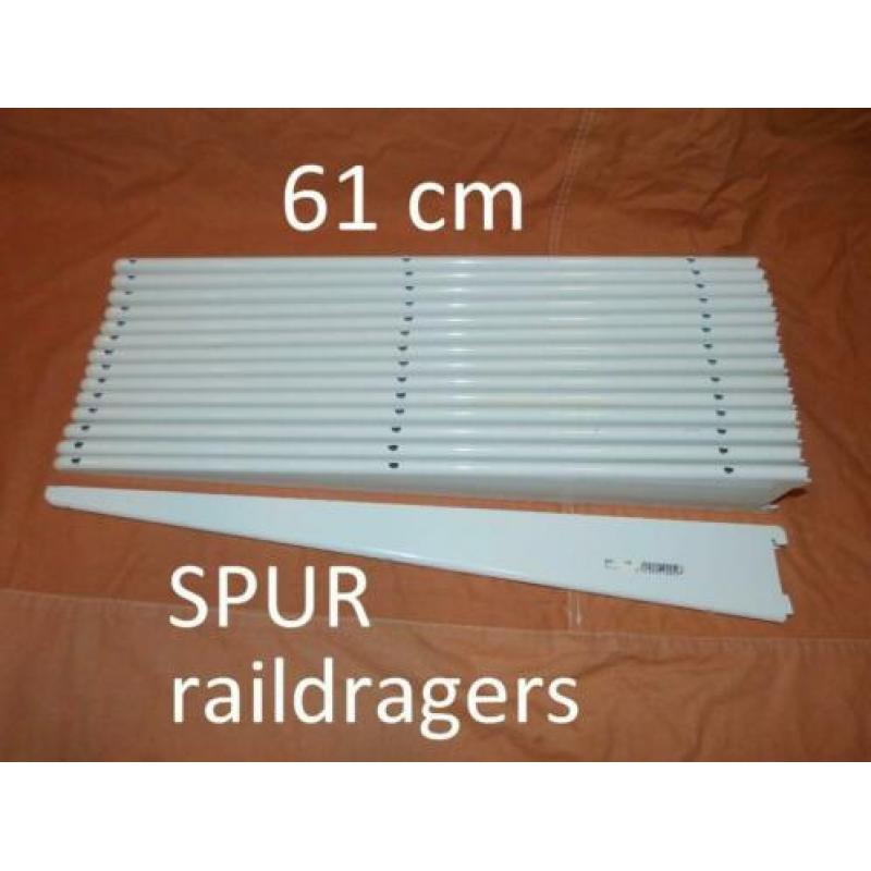 Schadebo Spur Element Drager dubbel sys 32 wit 61cm 15 stuks