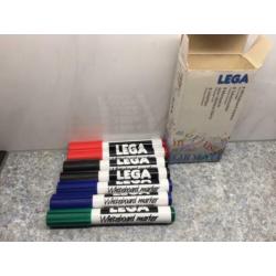 7 x dikke whiteboardmarkers - nieuw in doos