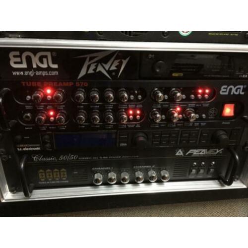 Engl 570 tube preamp met Z-12 footcontroller