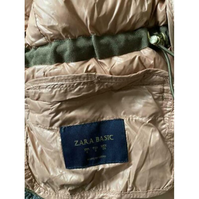 Zara olive green jacket S womens