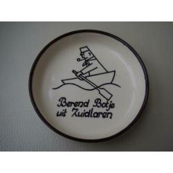076 Plateel schaaltje Vlieguut, nr. 263; 518; Berendbotje