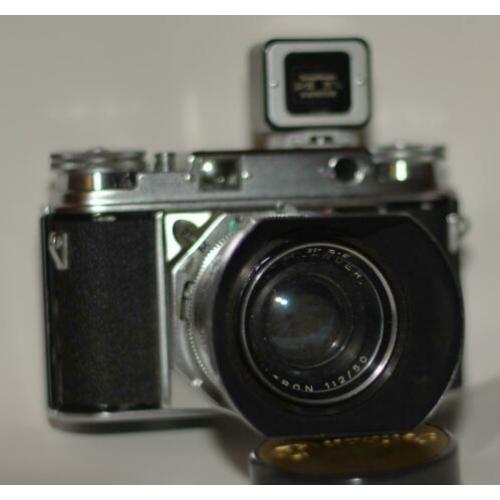 Voigtlander Prominent /synchro compur 2/50 Ultron+toebehoren