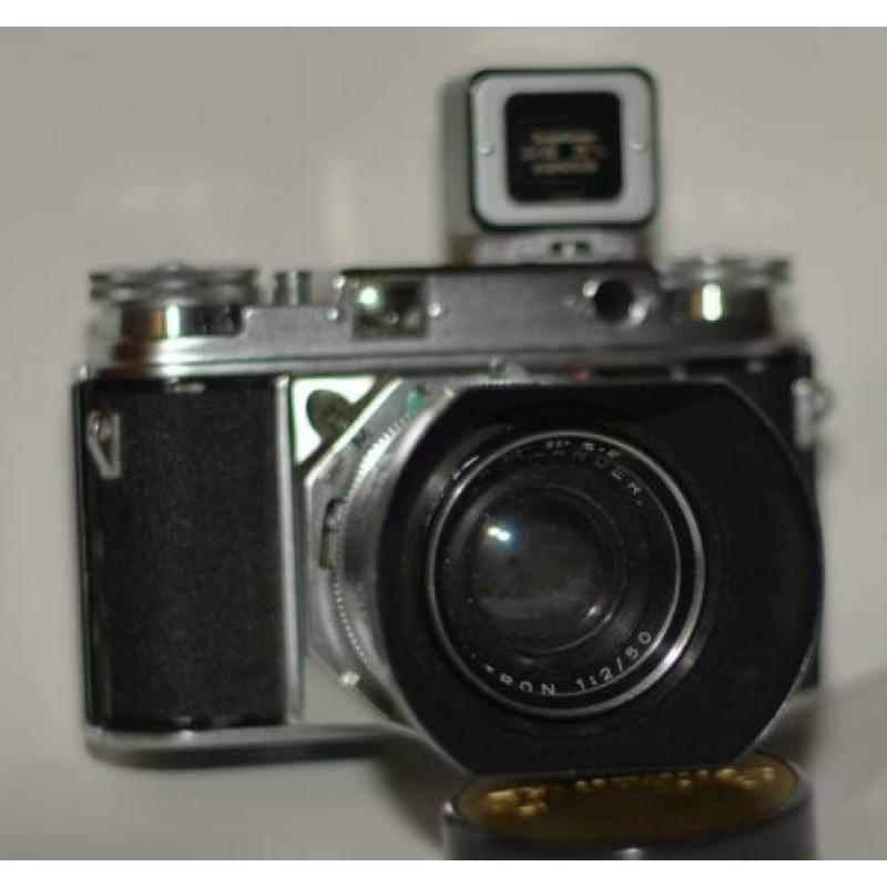 Voigtlander Prominent /synchro compur 2/50 Ultron+toebehoren