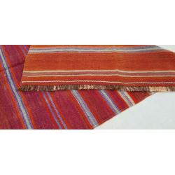 Vintage kelim kleed loper 331x125 cm vloerkleed tapijt kelim