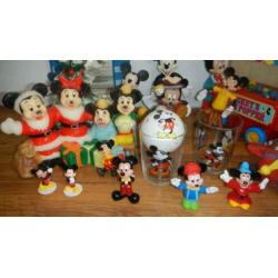 Mickey Mouse poppetjes verzameling, vintage en nieuw